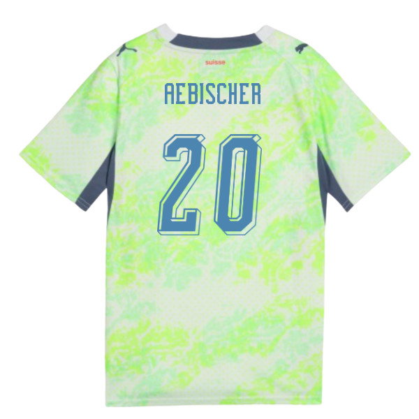 2026-2027 Switzerland Away Shirt (Kids) (Aebischer 20)-SoccerKits Hub | Buy Soccer Jerseys Online